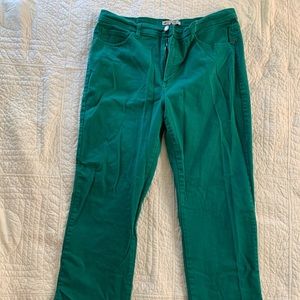 Lee Classic Fit size 16 teal green jeans, look new